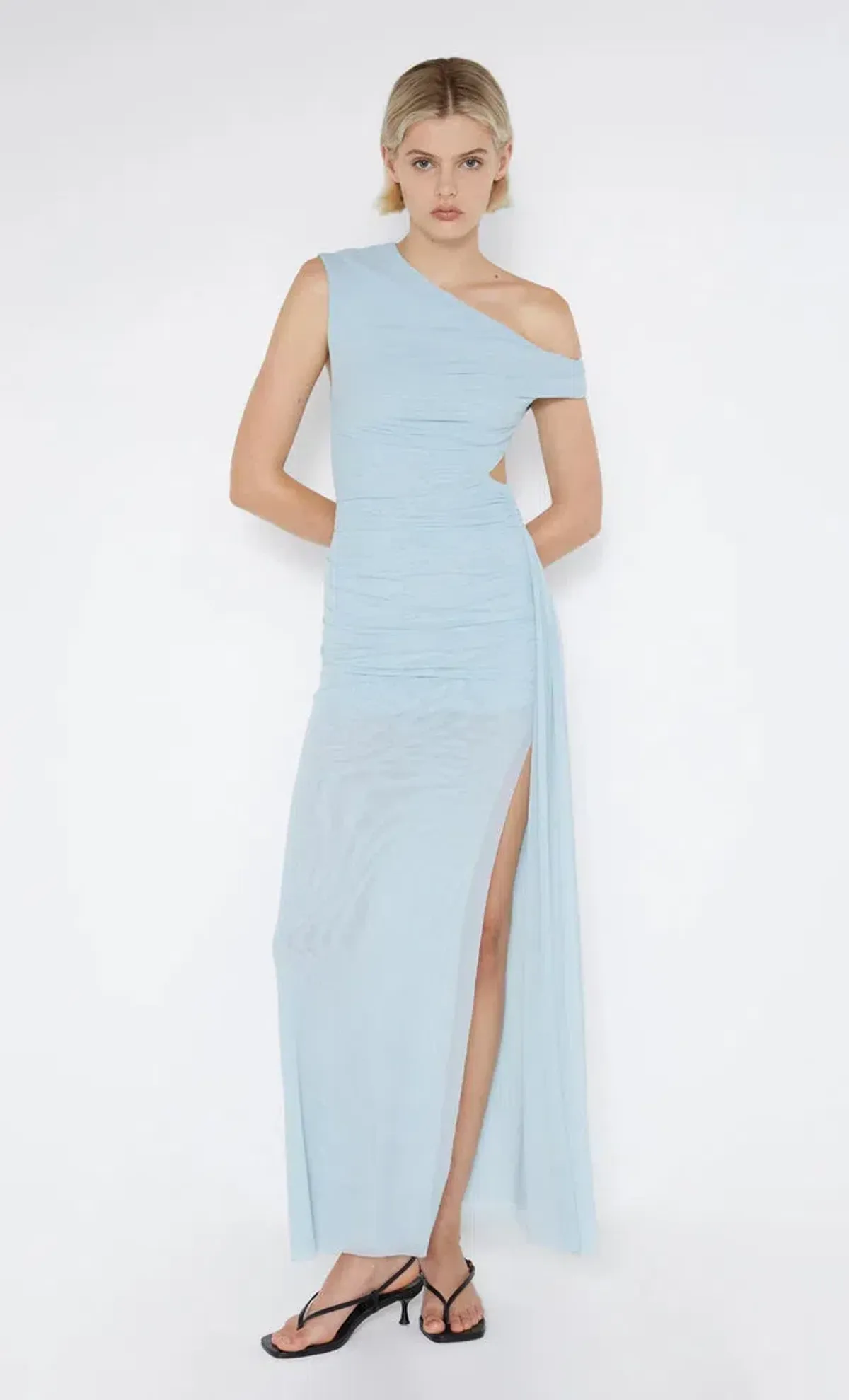 Bec and Bridge Victoria Asym Dress Blue Size 6 - Image 1