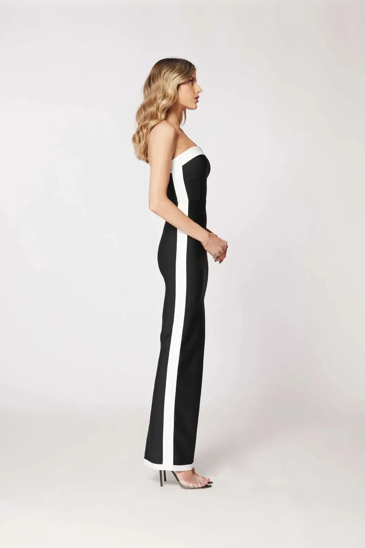 Bianca and Bridgett Ashley Maxi Dress in Black/White Size 6 - Image 2