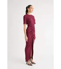 Pfeiffer Niko Maxi Dress in Burgundy Size AU 8 for rent on The Volte - image 4