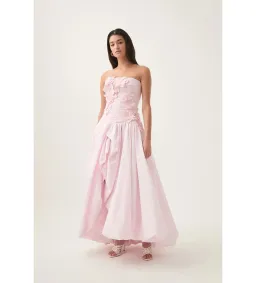 Aje Splendour Flower Gown Pastel Pink Size AU 10 for rent on The Volte - image 2