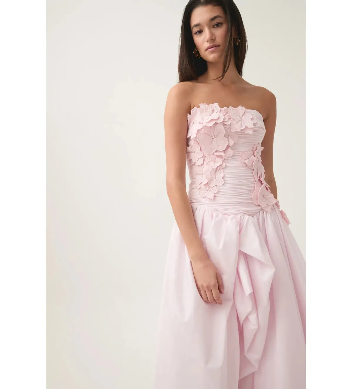 Aje Splendour Flower Gown Pastel Pink Size AU 10 - Image 4