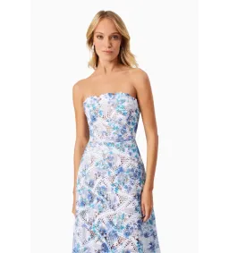 Elliatt Savannah Fitted Strapless Maxi Dress Multi Floral Size M/AU 10 for rent on The Volte - image 4