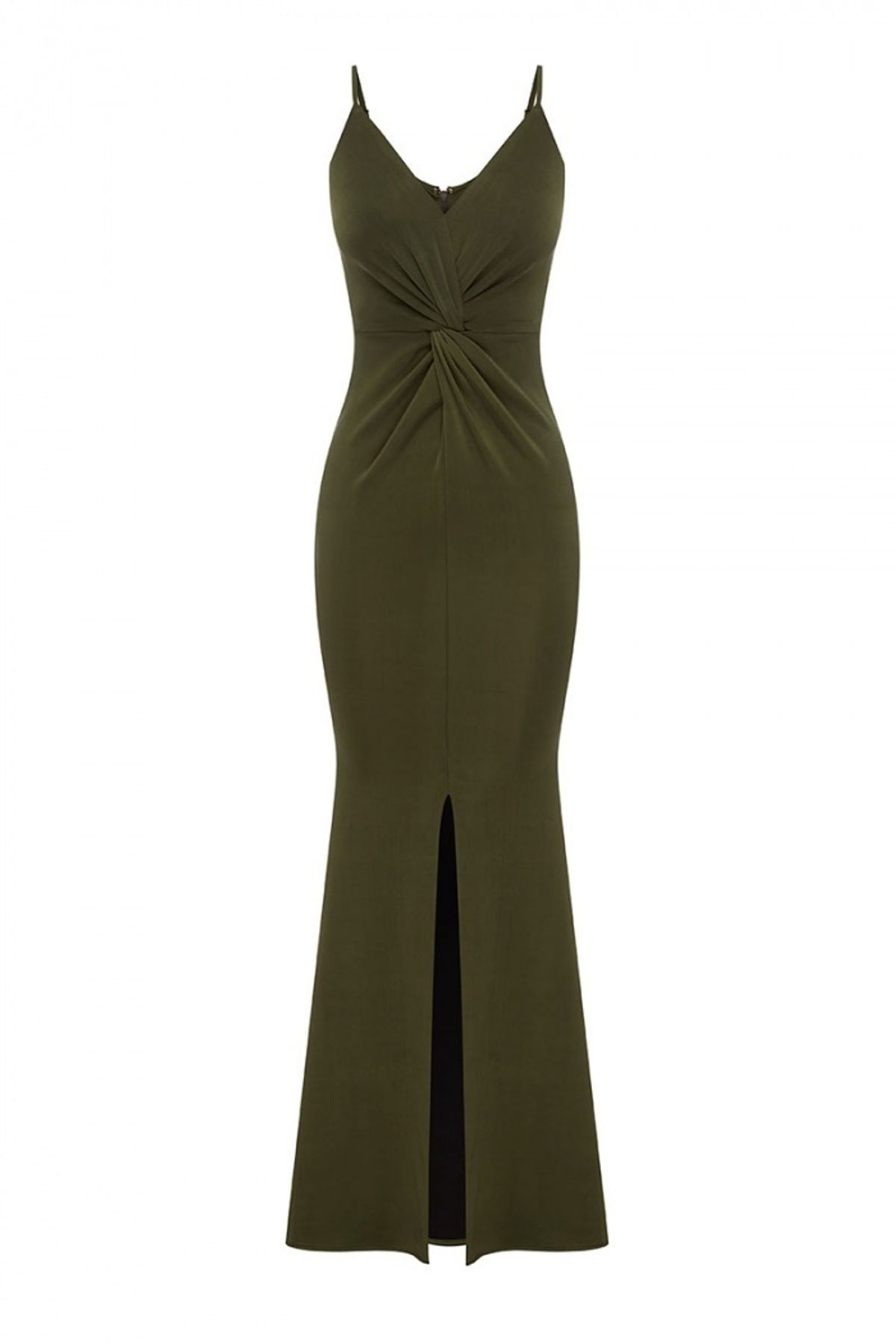 Sheike Gala Gown Khaki Size 8 - Image 2