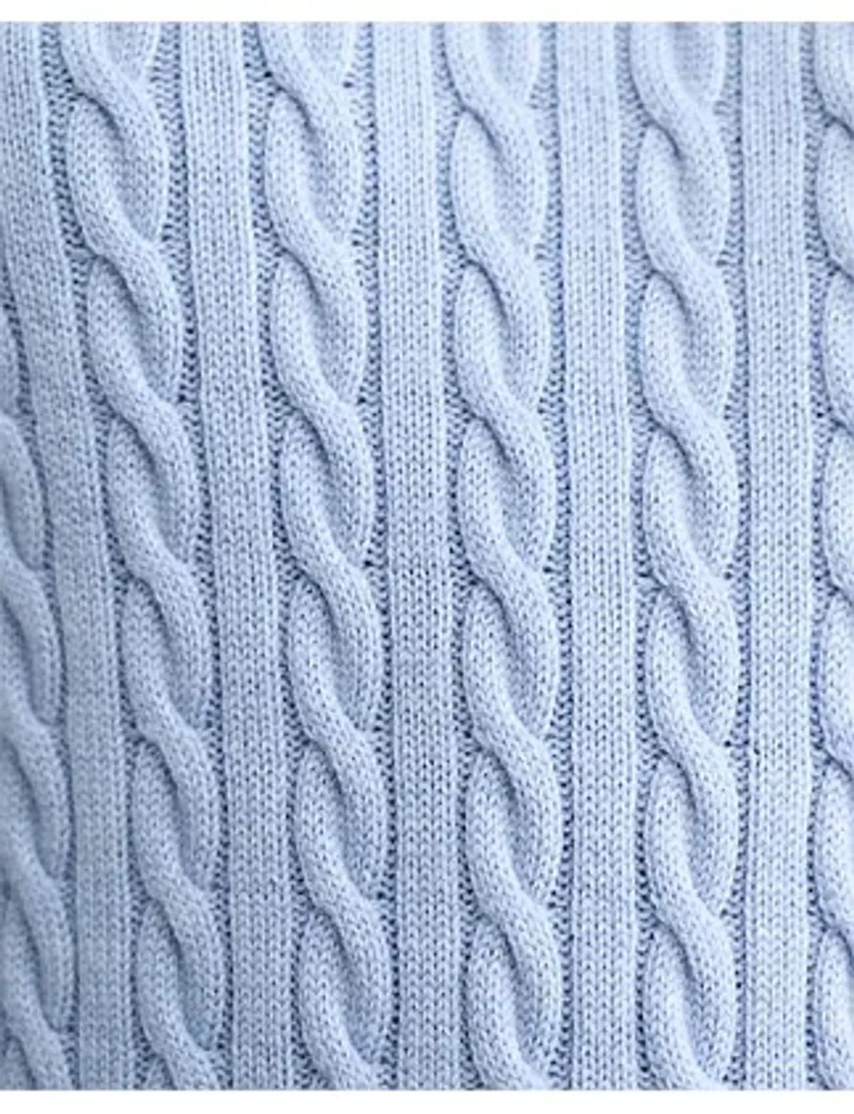 Sportscraft Merino Wool Baby Cable Sweater Pale Blue Size AU 8 - Image 5