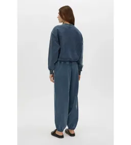 Camilla and Marc Dovell Cotton Tracksuit Pant Indigo Blue Size AU 8 for rent on The Volte - image 3