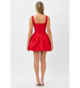 Bianca and Bridgett Alba Mini Dress Red Size 8  for rent on The Volte - image 2