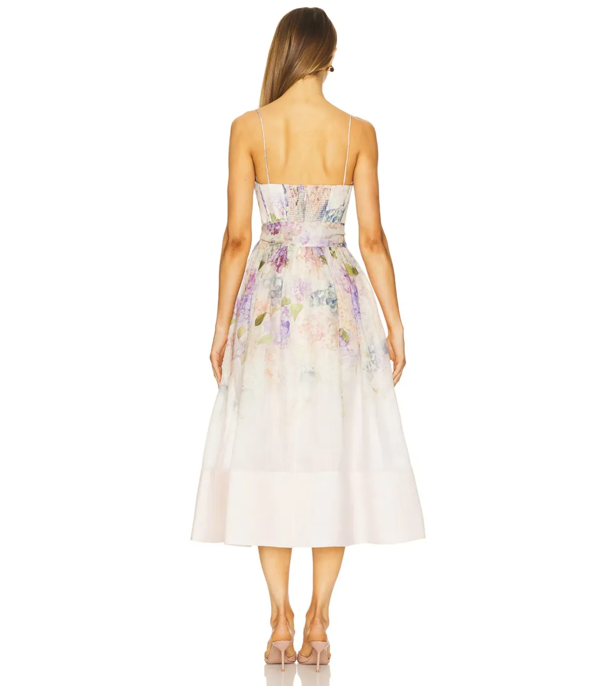 Zimmermann Dawning Corset Dress in Multi Hydrangea Size AU 10 - Image 2