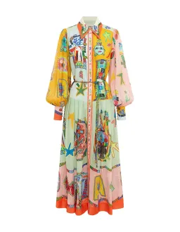Alemais Players Shirtdress Maxi Dress Multi Size 10 for rent on The Volte - image 4