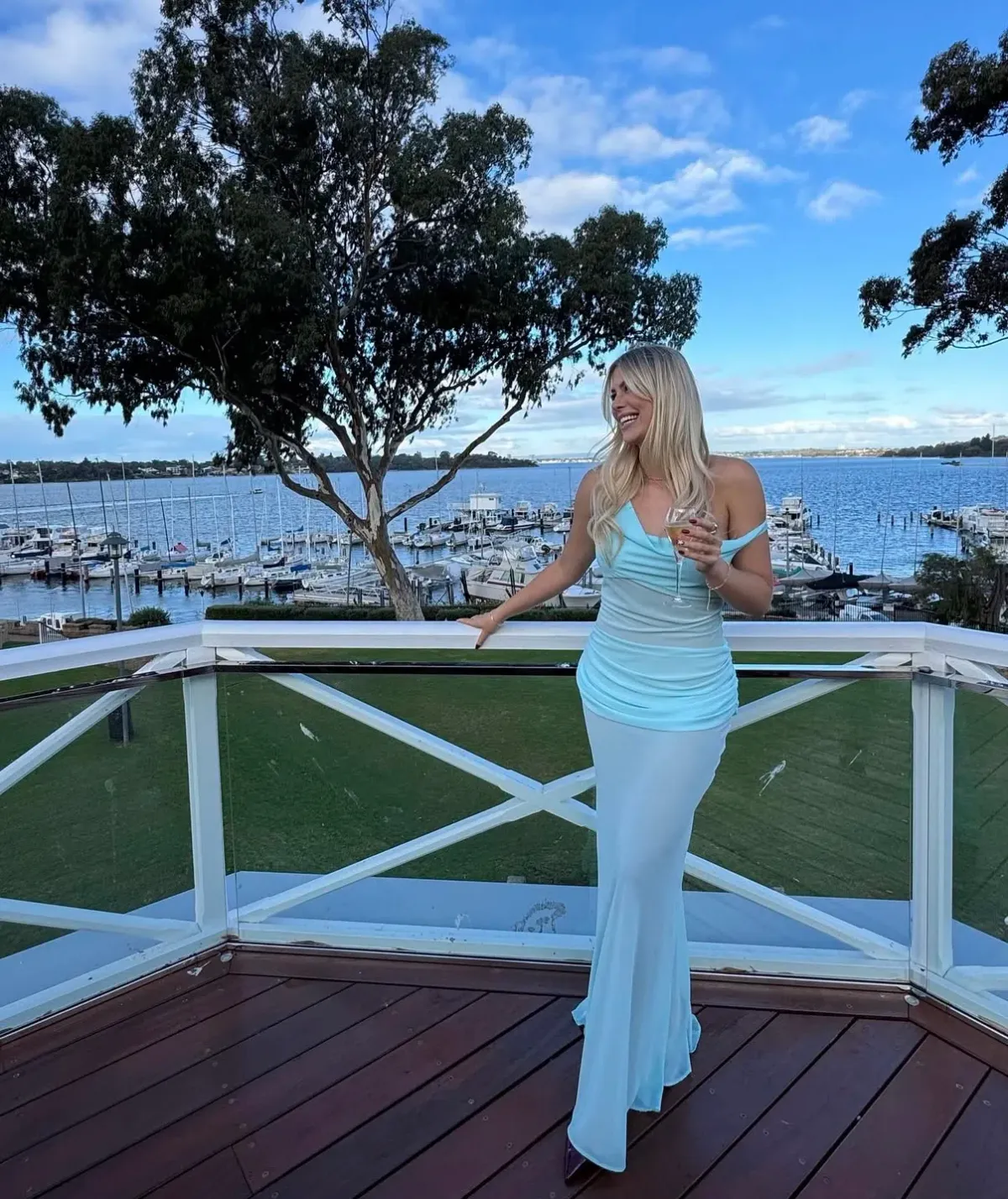 Natalie Rolt Cadence Maxi in Blue Size 0/ AU 6 - Image 2