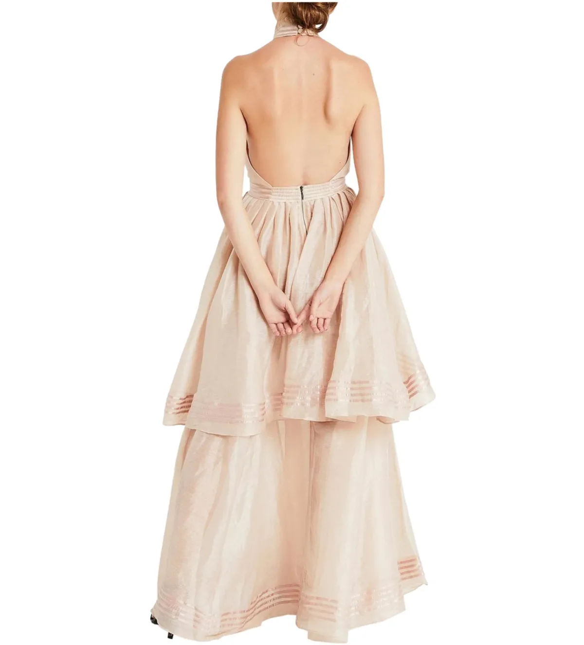Aje Sienna Dress in Blush Size 10 - Image 2