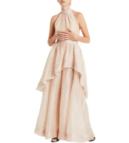 Aje Sienna Dress in Blush Size 10 for rent on The Volte - image 3