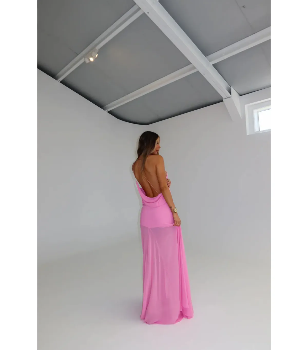Natalie Rolt Dimity Gown Candy Maxi Dress Pink Size 0 / AU 6 - Image 2
