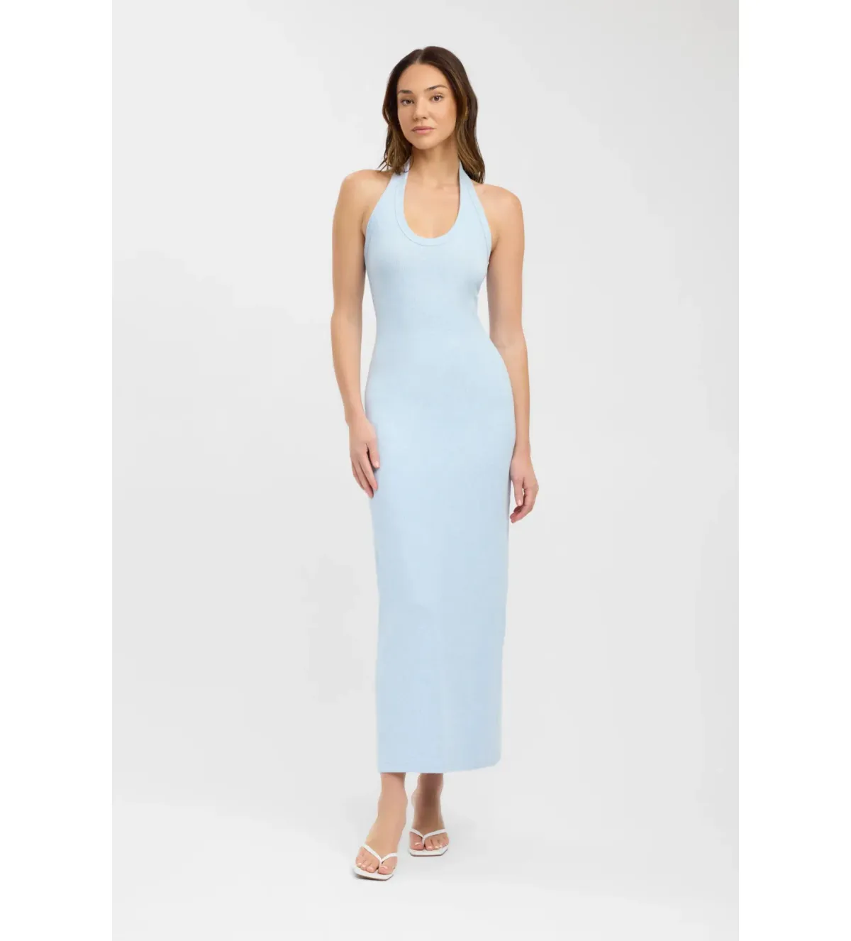 Kookai Hadley Maxi Dress Baby Blue Size AU 10 - Image 1
