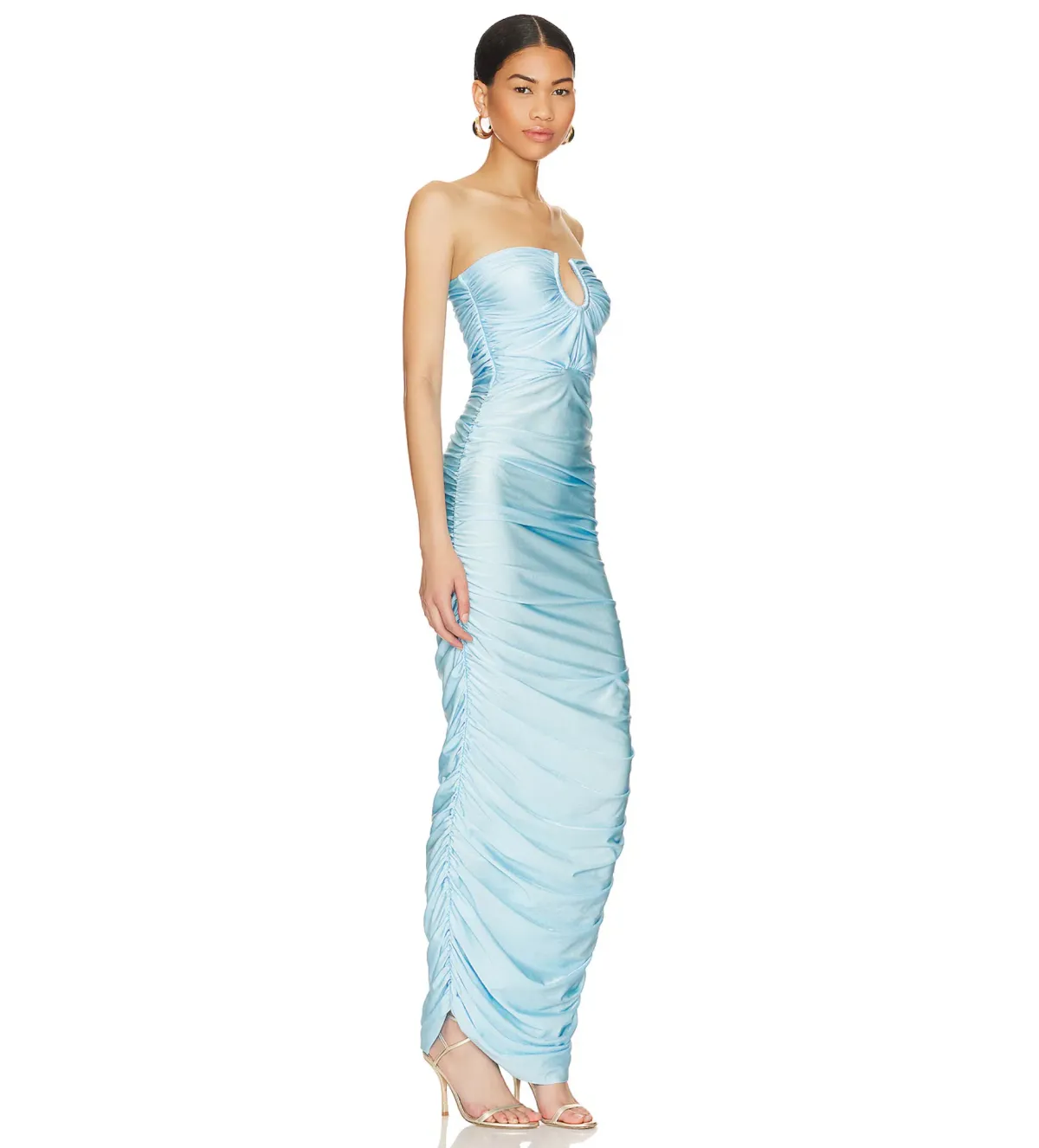 Baobab Magalenha Strapless Maxi Dress in Ice Blue Size S / AU 8 - Image 2