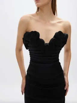 Rachel Gilbert Ren Gown Dress Black Size 1 / AU 8 for rent on The Volte - image 2