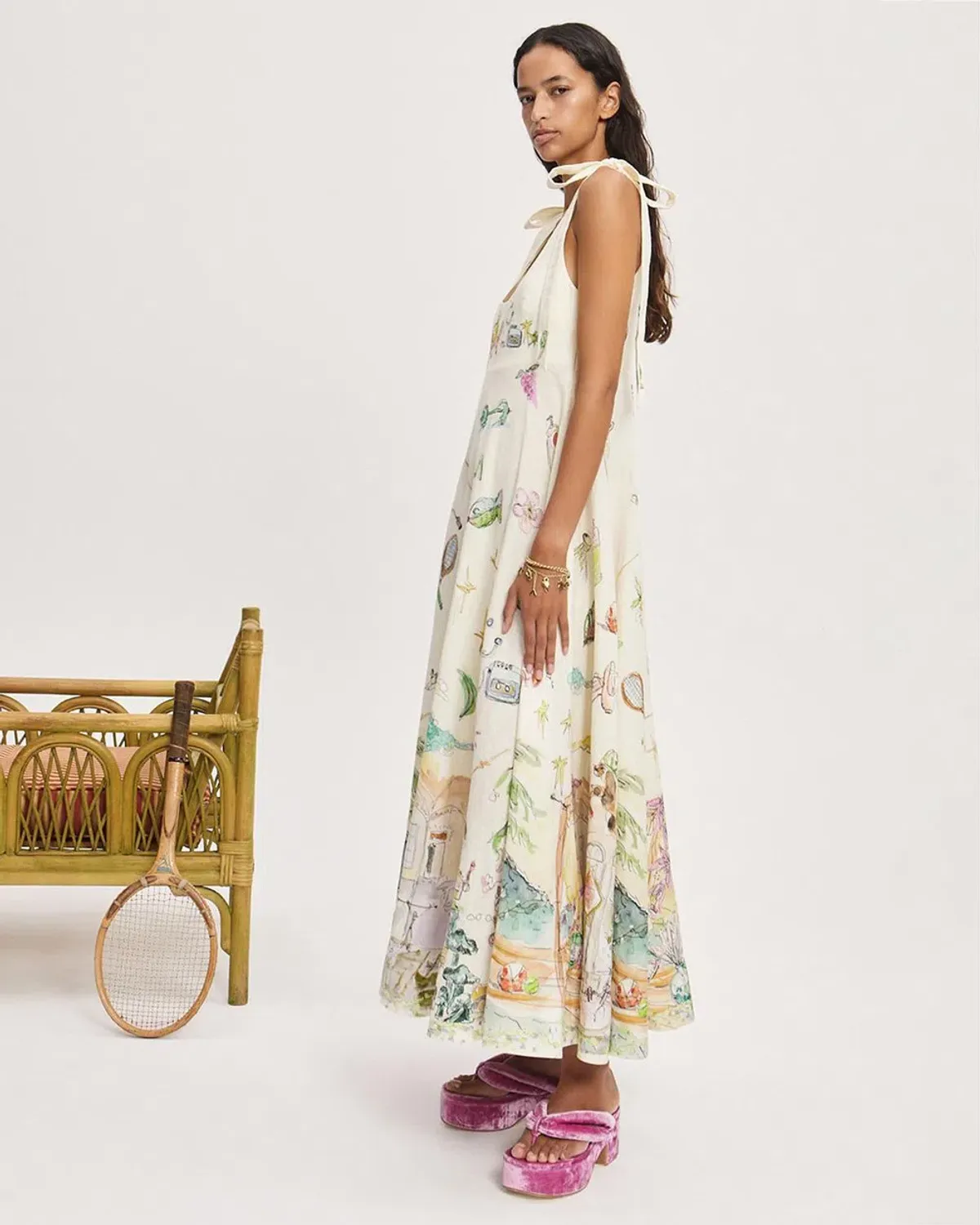 Alemais Anouk Ballet Sundress Print Size AU 10  - Image 2