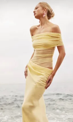 Benni Nico Maxi Dress Butter Size 10 for rent on The Volte - image 3