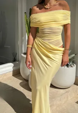 Benni Nico Maxi Dress Butter Size 10 for rent on The Volte - image 5