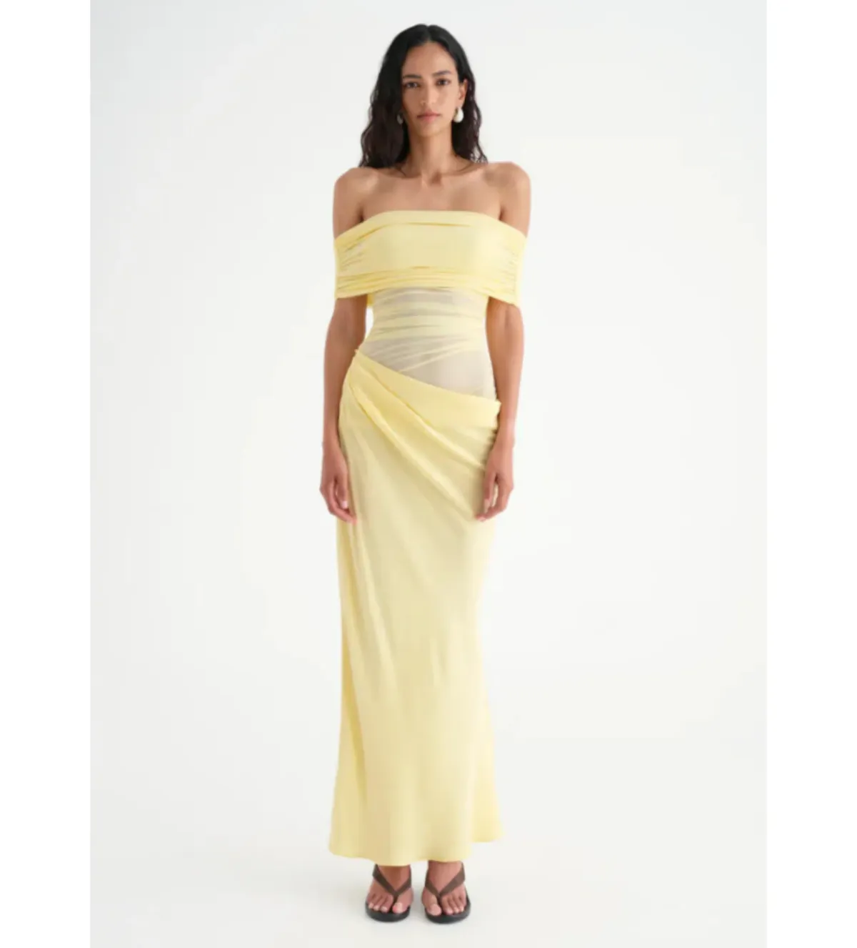 Benni Nico Maxi Dress Butter Size AU 6 - Image 1