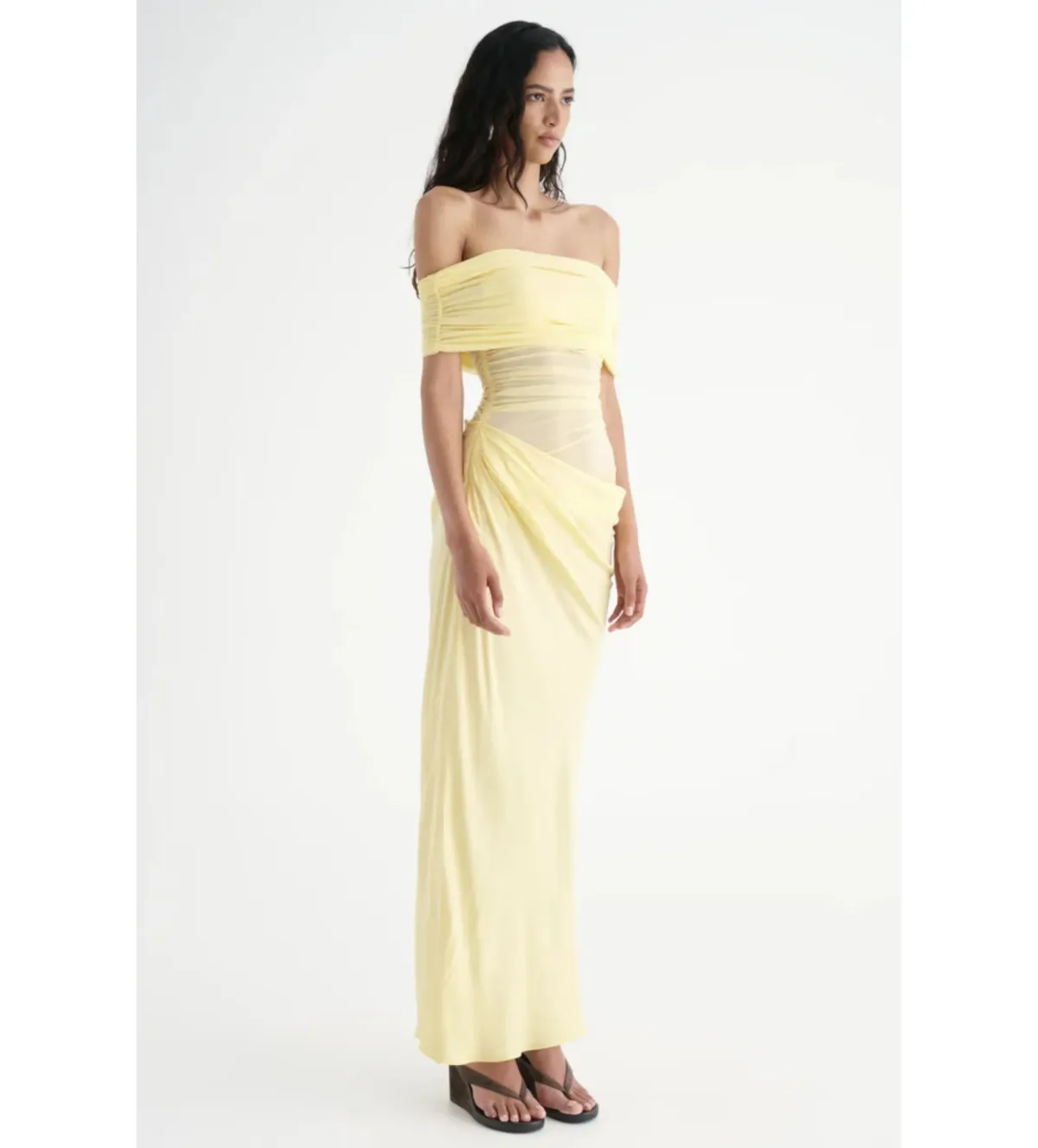 Benni Nico Maxi Dress Butter Size AU 6 - Image 2