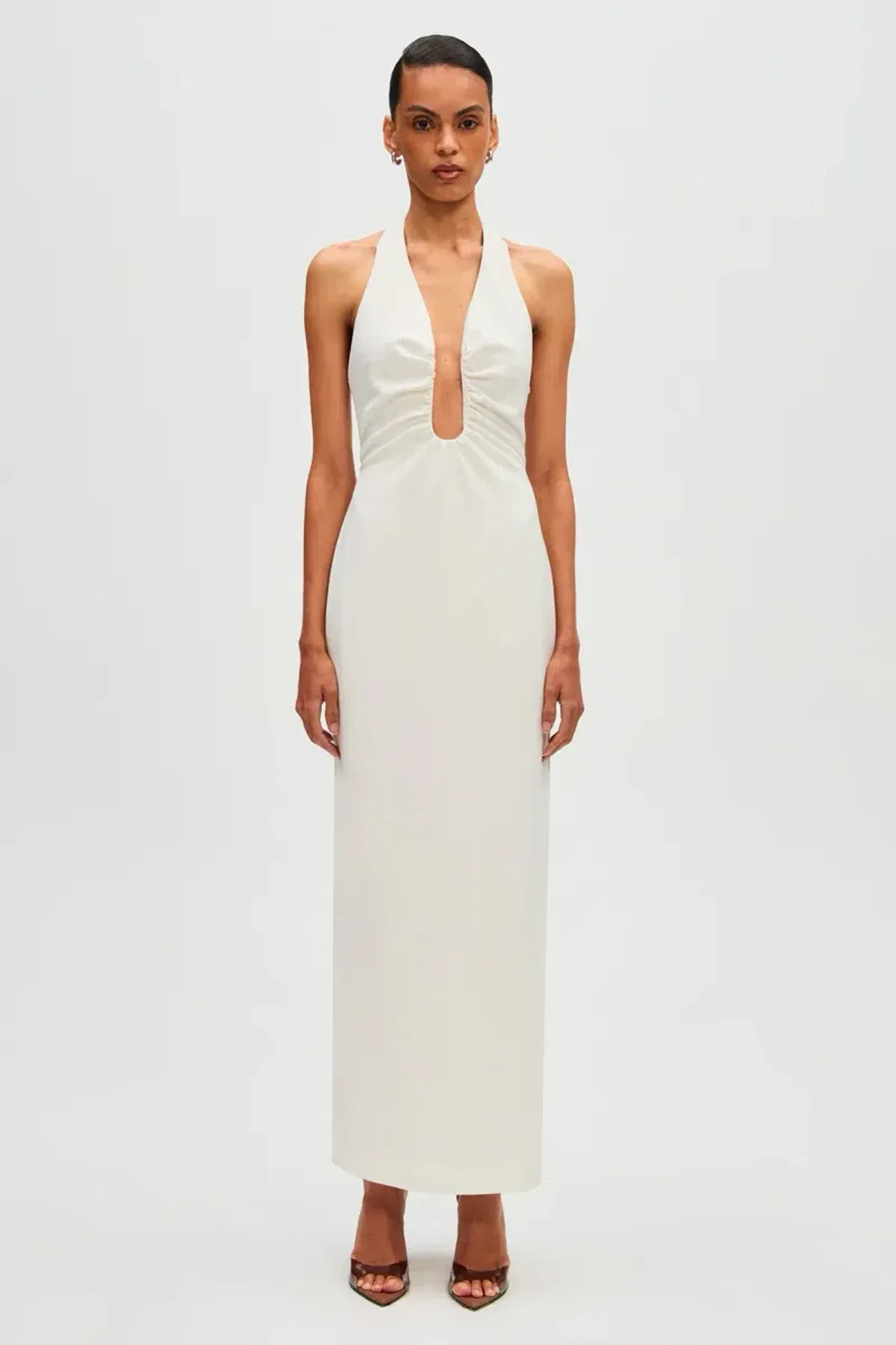 Misha Alusia Maxi Dress White Size 8 - Image 1