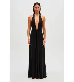 Misha Jennifer Cupro Maxi in Black Size 10 for rent on The Volte - image 1
