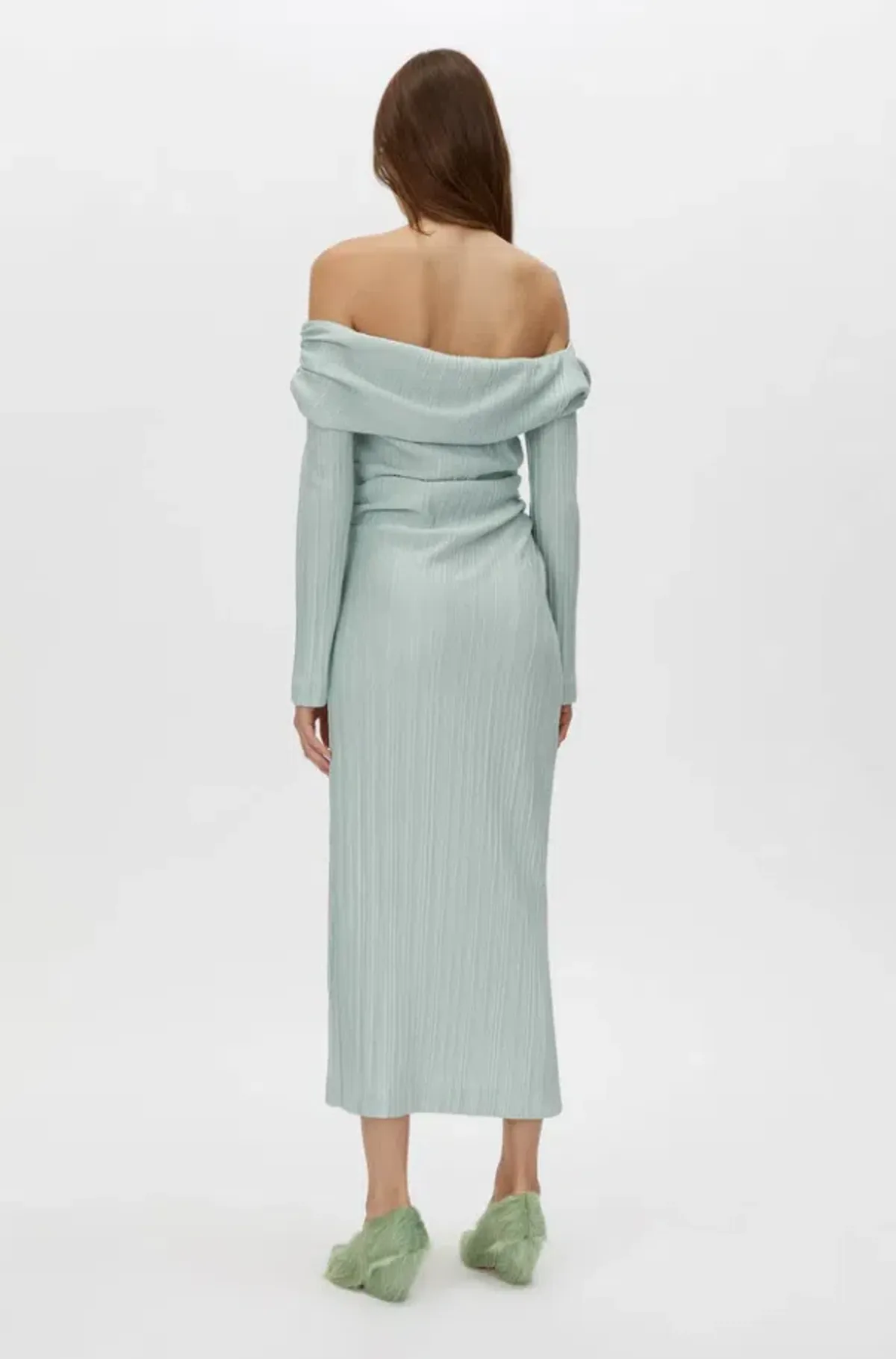 Camilla and Marc Shaw Dress Dusty Mint Size 14 - Image 3