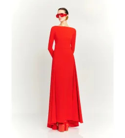 Solace London The Shayla Maxi Dress in Red Size AU 16 for rent on The Volte - image 1