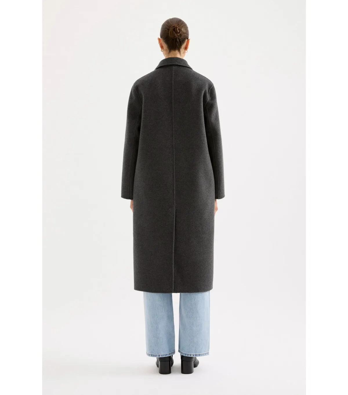 Nude Lucy Riley Wool Coat Charcoal Size XS / AU 6 - Image 3