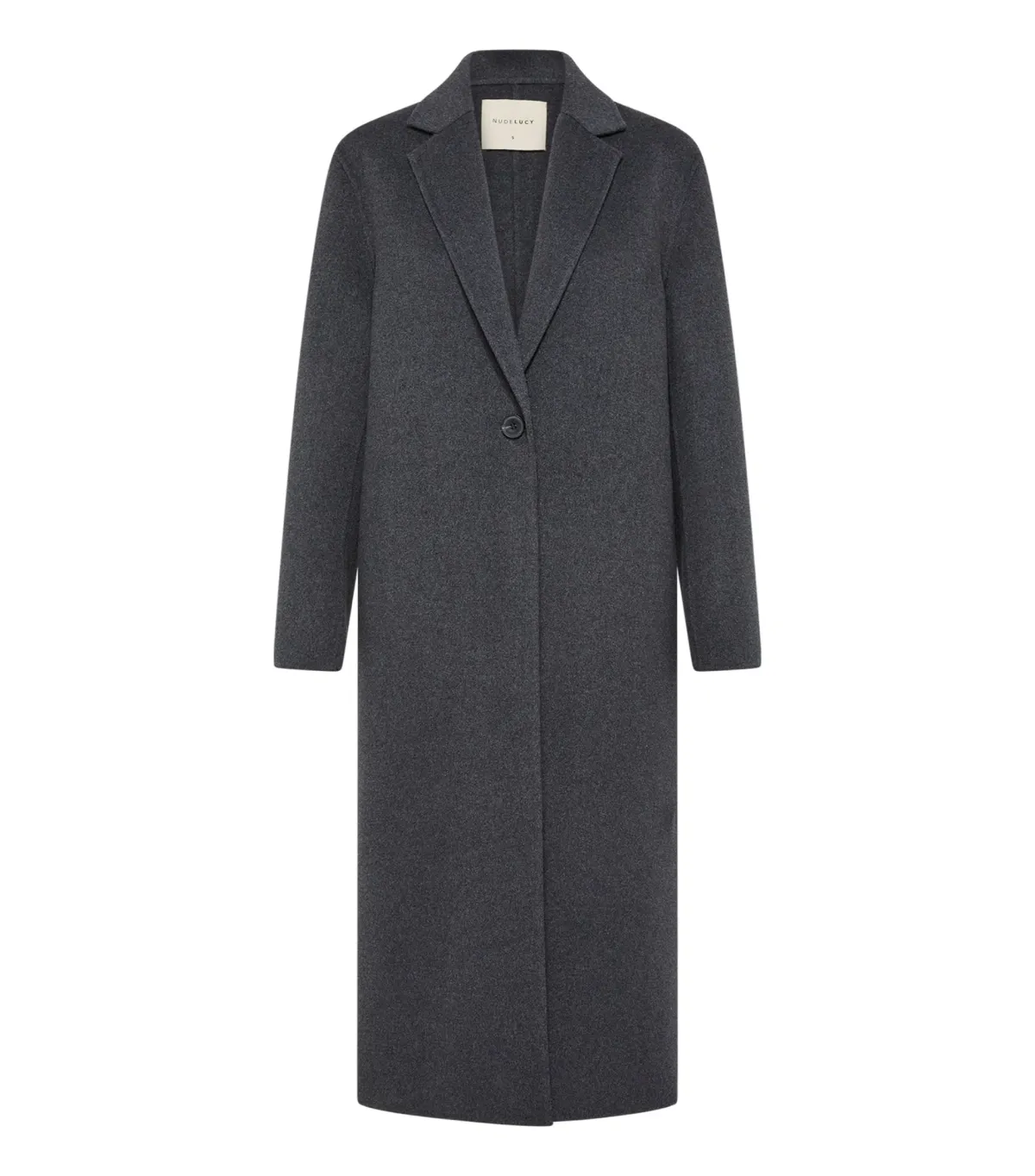 Nude Lucy Riley Wool Coat Charcoal Size XS / AU 6 - Image 4