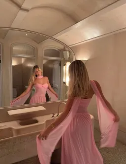 Raphaella Santana Ophelia Maxi Dress Pink Size AU8 for rent on The Volte - image 6