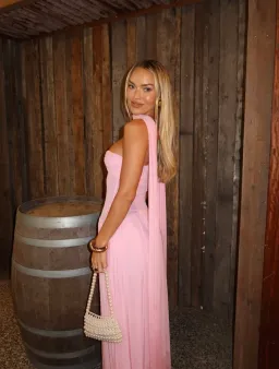 Raphaella Santana Ophelia Maxi Dress Pink Size AU8 for rent on The Volte - image 3