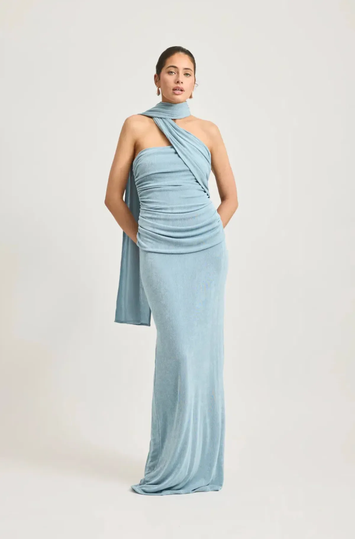 Tojha Iesha Maxi Dress Powder Blue Size S / AU 8 - Image 1