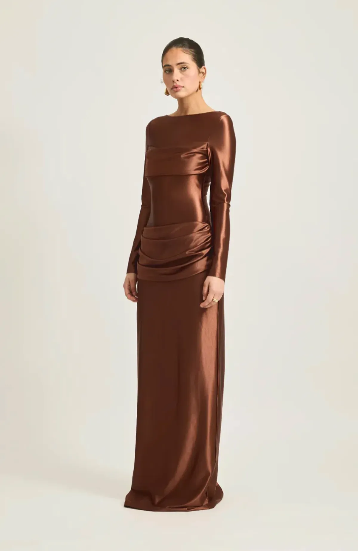 Tojha Hadleigh Maxi Dress Brown Size S / AU 8 - Image 3