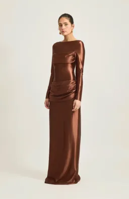 Tojha Hadleigh Maxi Dress Brown Size S / AU 8 for rent on The Volte - image 3