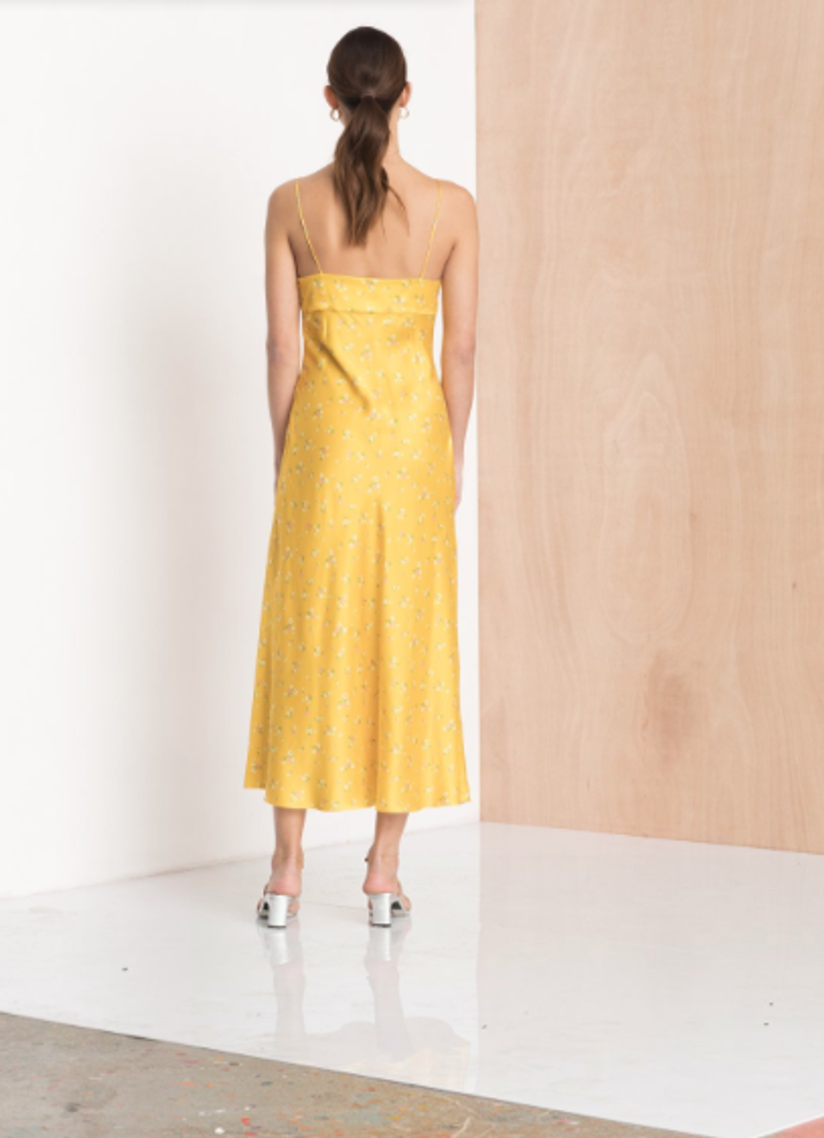 Bec & Bridge Only In Paris Slip Dress Yellow Size 10 - Image 2