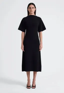 Jac + Jack Write Midi Dress Black Size AU 6 for rent on The Volte - image 1
