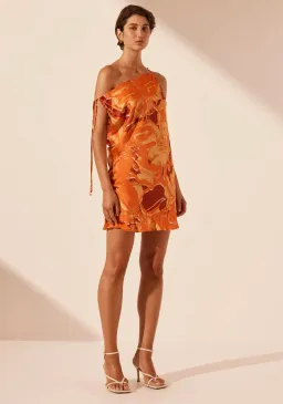 Shona Joy Chara Silk Tie Mini Dress Size AU 4 for rent on The Volte - image 3