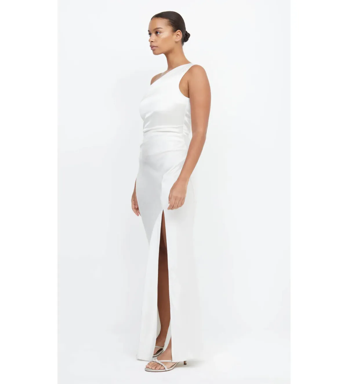 Bec & Bridge The Dreamer Asym Maxi Dress in Ivory Size 12 - Image 3