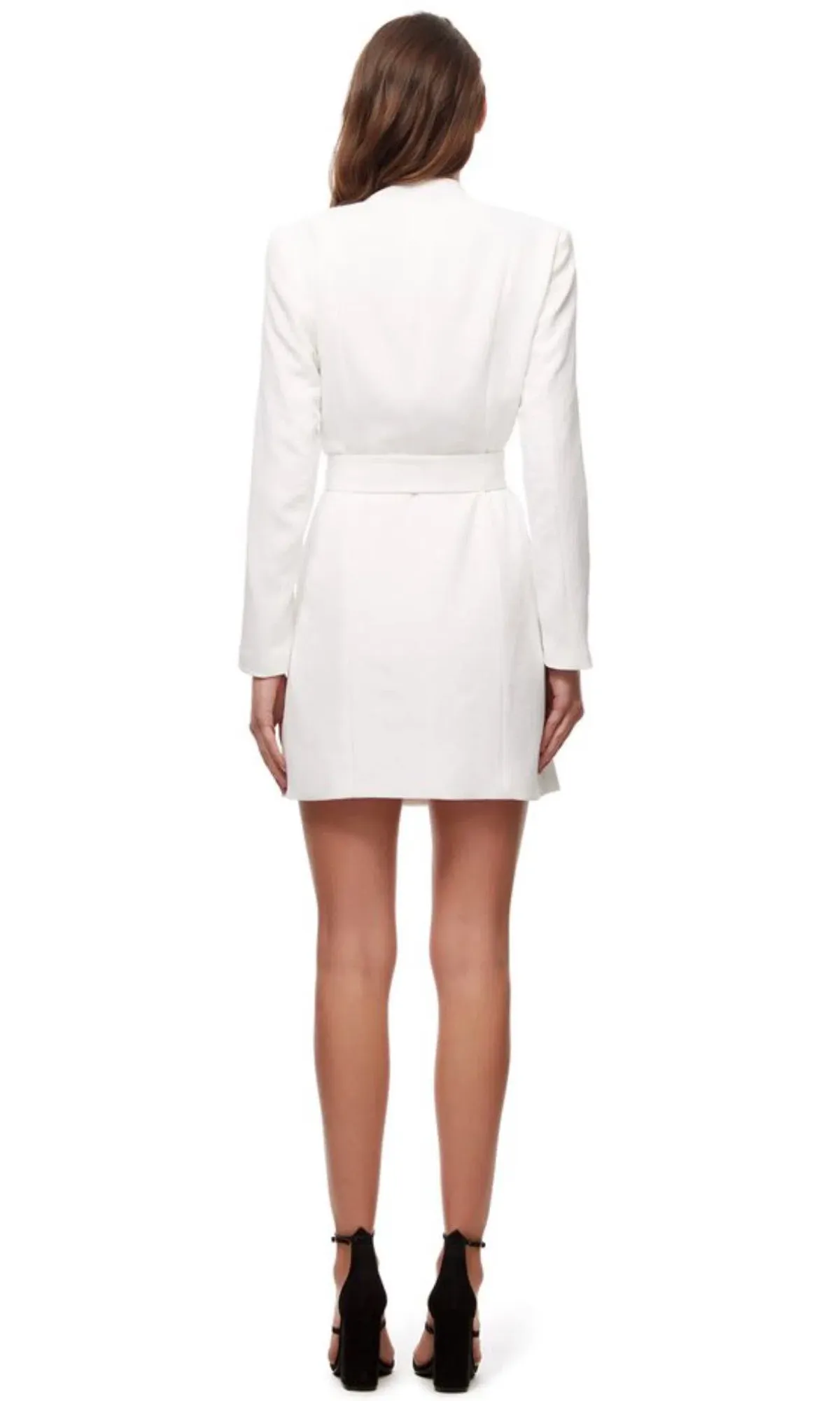 Kookai Edwina Blazer Dress White Size 36 - Image 2
