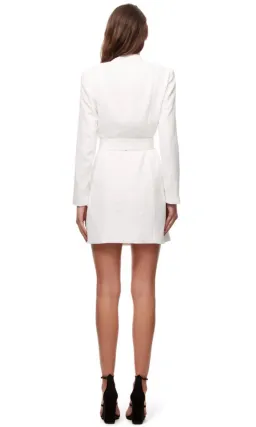 Kookai Edwina Blazer Dress White Size 36 for rent on The Volte - image 2