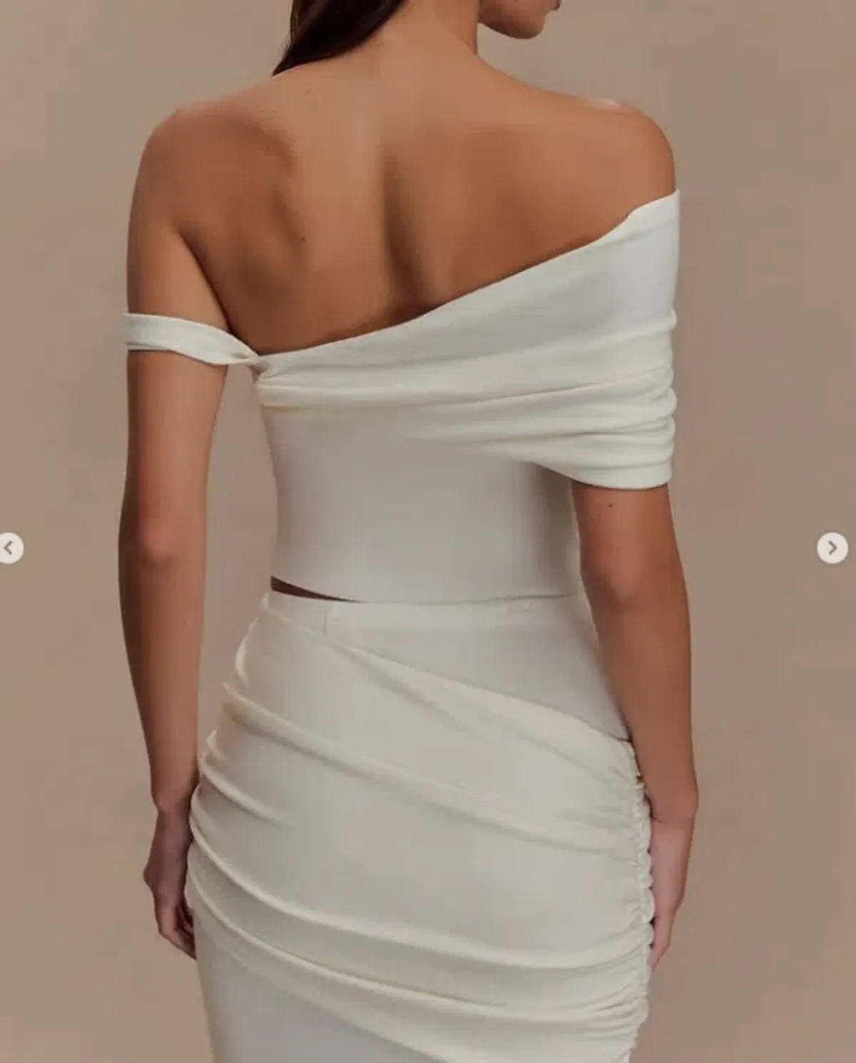 Meshki Irene Top & Skirt Set Ivory Size AU 8 - Image 4