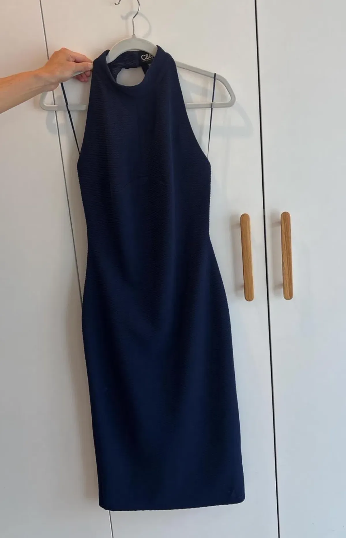 Camilla and Marc Backless Mini Dress Navy Size 10 - Image 3
