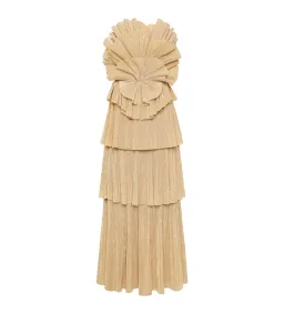 Aje Kyra Gown Gold Size AU 8  for rent on The Volte - image 5