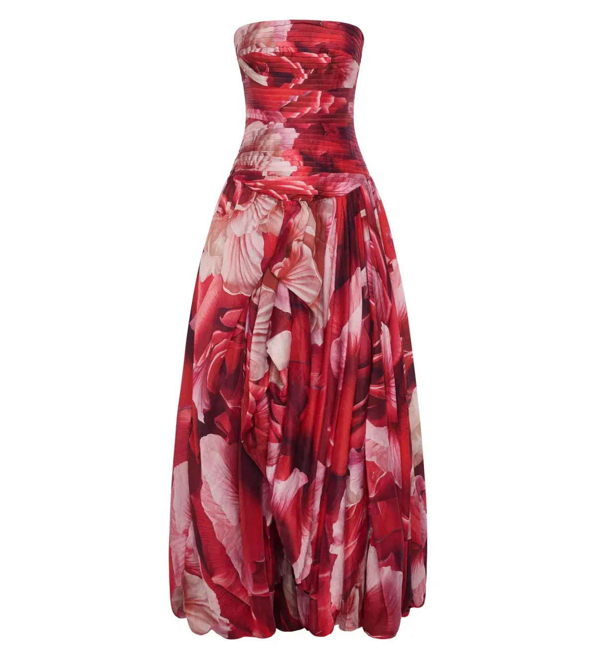 Aje Flora Gown Prismatic Floral Red Size AU 6 - Image 5