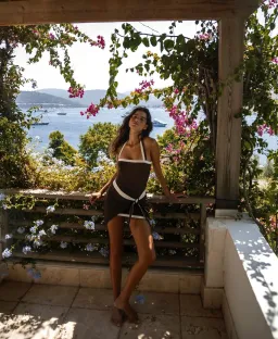 Sir the Label Jacques Mini Dress Chocolate  Size 10  for rent on The Volte - image 7