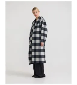 Oxford Alex Double Face Wool Coat Multi One Size for rent on The Volte - image 3