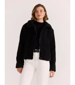 Staple The Label Tate Sherpa Jacket Black Size 8/S for rent on The Volte - image 2