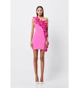 Mossman Revelations Mini Dress Fuchsia Size 14 for rent on The Volte - image 1