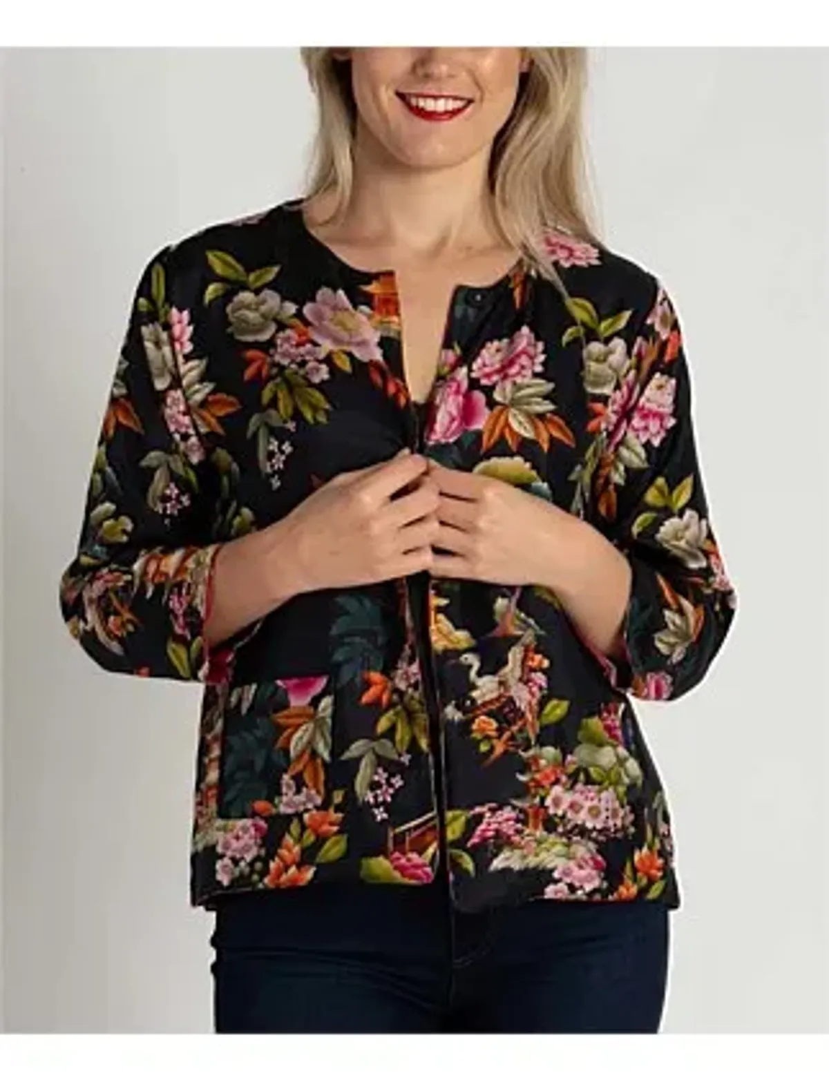 Johnny Was Ruby Jacket - Ryuu Vintage Size 12/L - Image 2